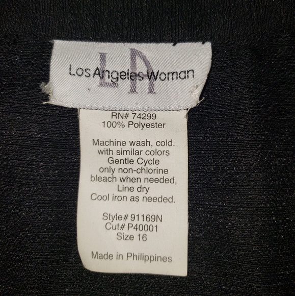 Long black sleeveless dress - Picture 8 of 8